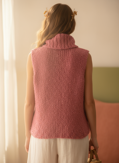 Blush Dawn Turtleneck Back View
