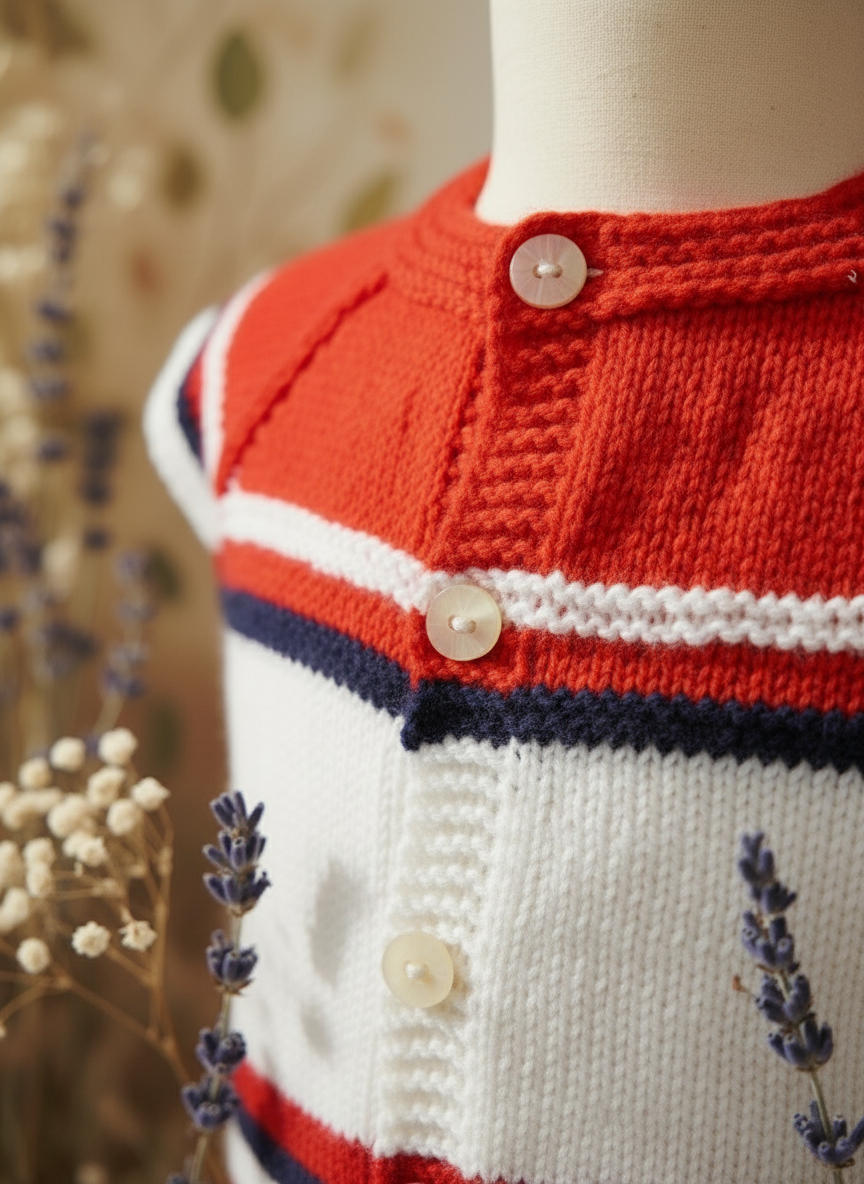 Close-up with floral background