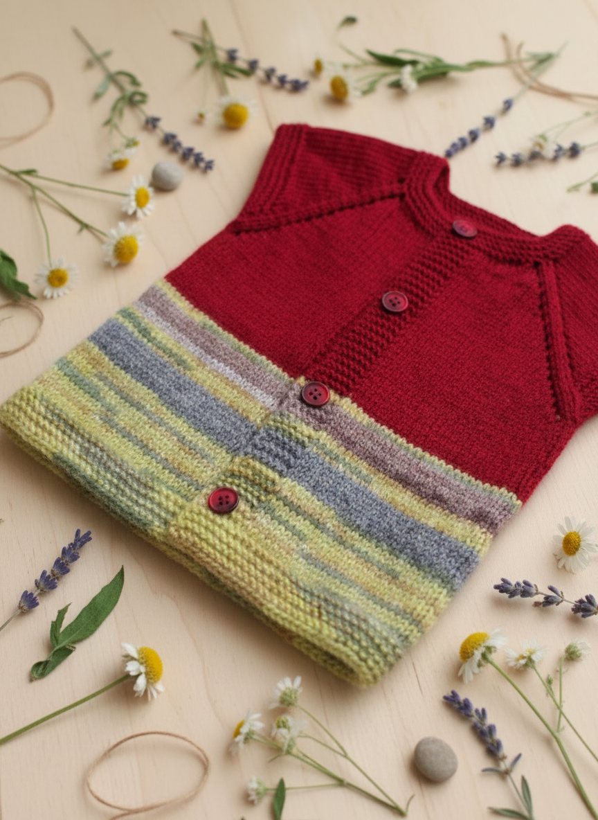 Color transition close-up