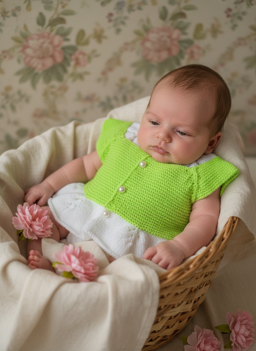 Lime Blossom Vertical - Three-Quarter