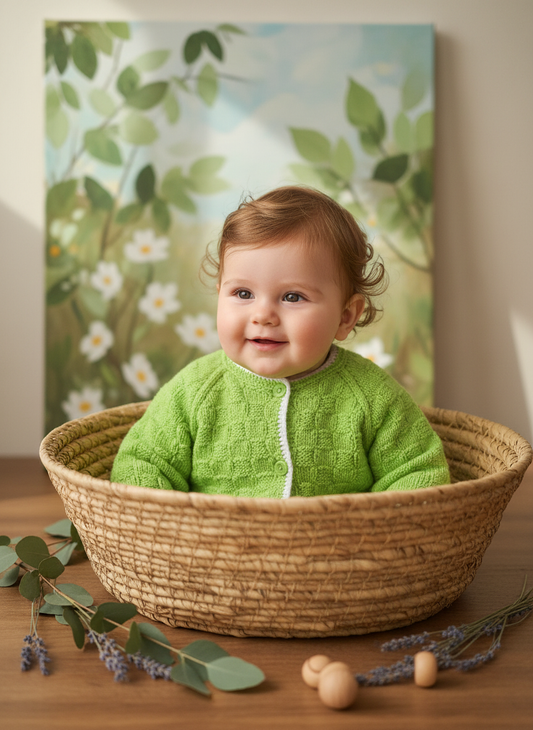 Spring Bud - Baby in basket