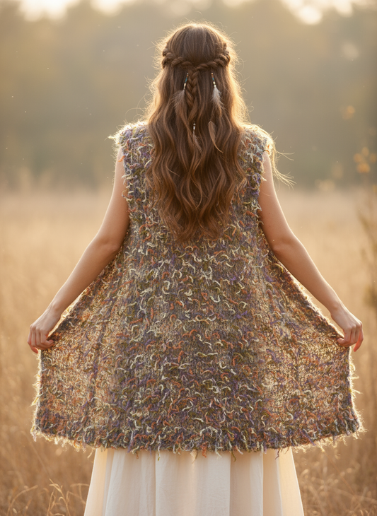 Wild Meadow Vest Back View
